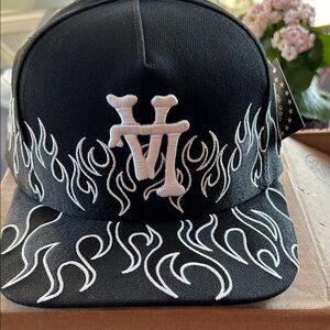 Kill The Hype LA Black White Flame SnapBack KTH